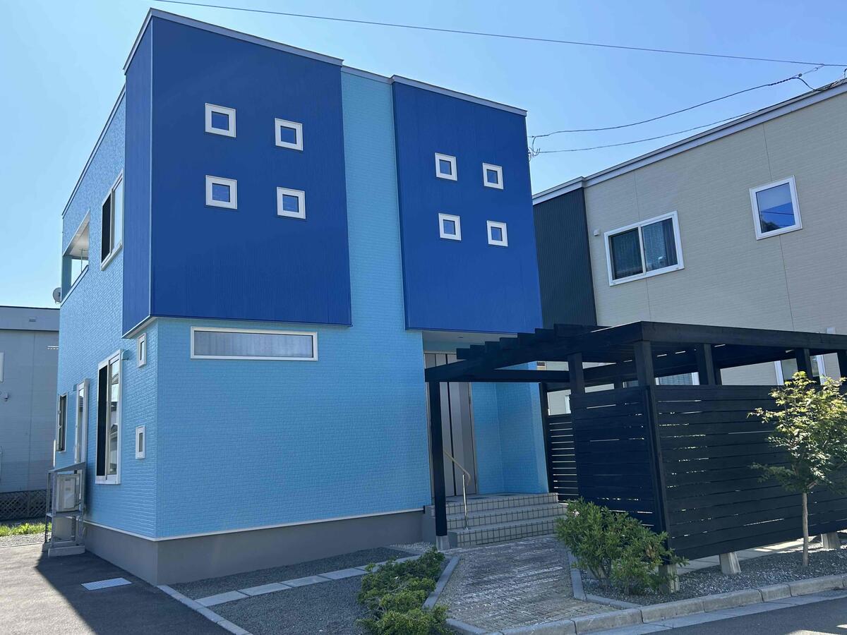 弊社OB様、外壁塗り替え工事終了致しました(#^.^#)　函館リフォーム　函館リノベーション　函館新築