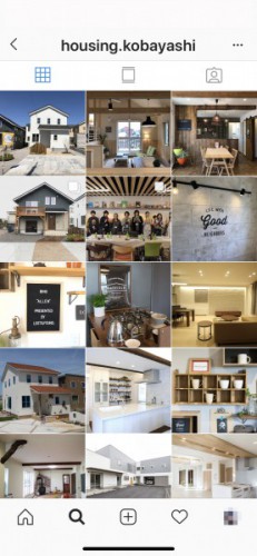 ハウジング・コバヤシの住宅施工例の写真はInstagramでたくさん見れますよ♬